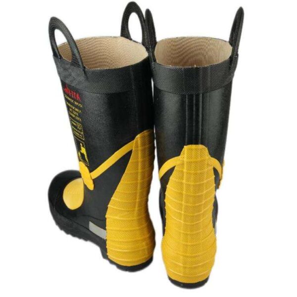 ATI-FIRE EN15090 Certified Steel Head Steel Bottom Fire Rubber Boots - Image 2