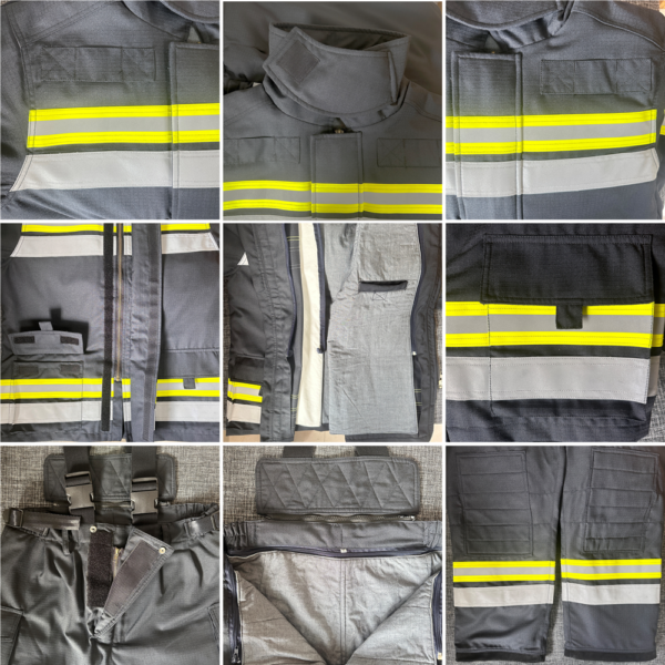 Fire proof Fireman's jacket and pants - Image 2