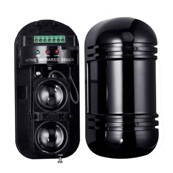 100m Sensor Alarm Dual Beam Infrared Detector Set