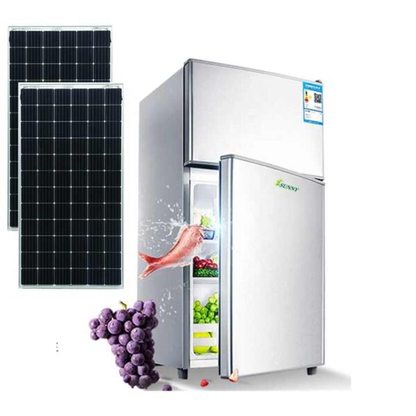 Sunny 98L 2-door solar-powered refrigerator