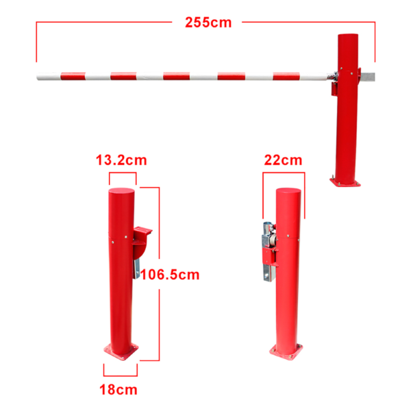 RF Boom Barrier Parking Boom Gates for Sale - Image 4