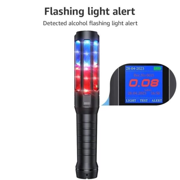 Breathalyser Alcohol Tester Alcotester Fuel Cell Sensor Rechargeable Machine - Image 3